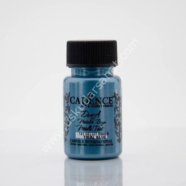 Cadence Dora Metalik Boya 50ml 181 Gelgit Mavisi