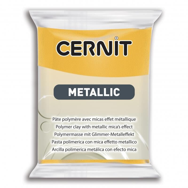 Cernit Polimer Kil Hamuru 56gr (Metalik) 700 Sarı-Yellow