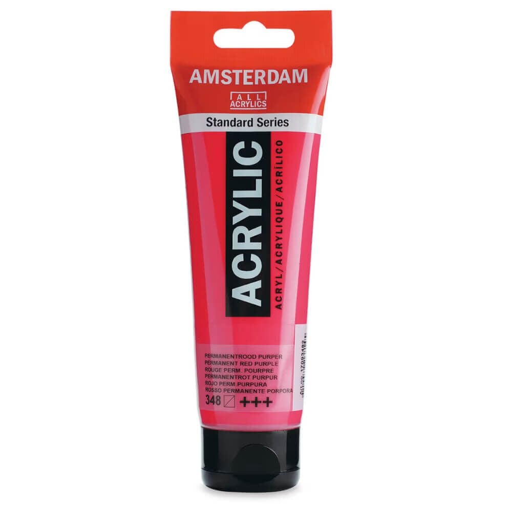 Amsterdam Standart Seri Akrilik Boya 120 ml Permanent Red Purple 348