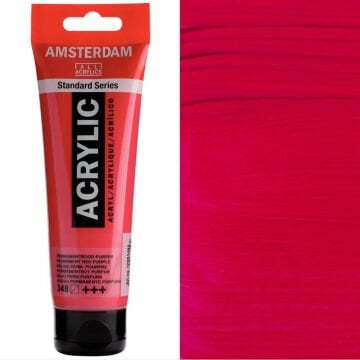 Amsterdam Standart Seri Akrilik Boya 120 ml Permanent Red Purple 348