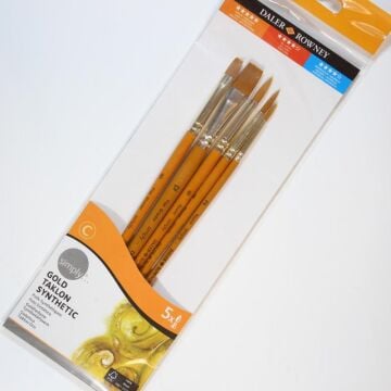 D.Rowney Simply Sentetik Fırça Seti 5 li