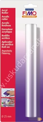 Fimo Akrilik Merdane Şeffaf 21cmx25mm