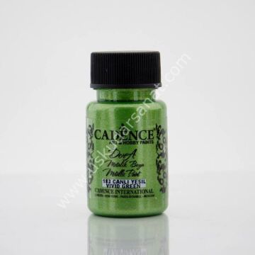 Cadence Dora Metalik Boya 50ml 183 Canlı Yeşil