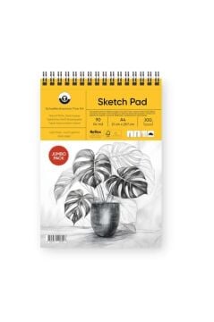 Schoellershammer Jumbo Sketch Pad Eskiz Defteri 90 gr A4 100 Yaprak Naturel Beyaz