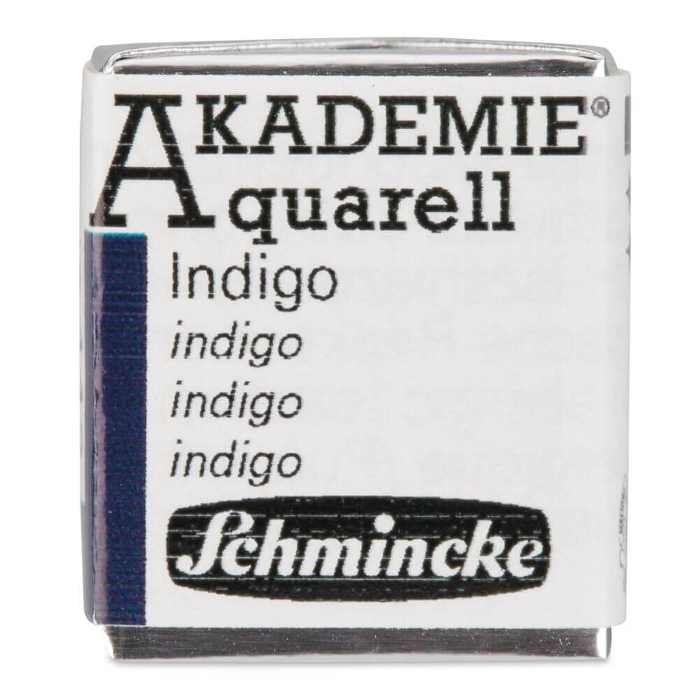 Schmincke Akademie Yarım Tablet Suluboya Indigo 442