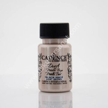 Cadence Dora Metalik Boya 50ml 184 Açık Kahve