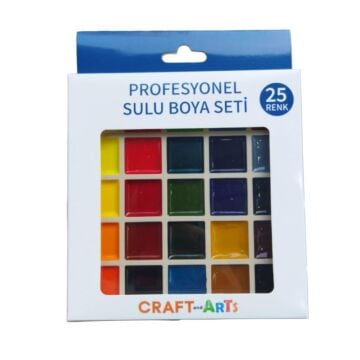 Craft And Arts Profesyonel Sulu Boya Seti 25 Renk