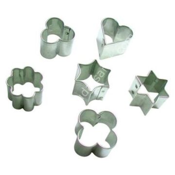 Fimo Metal Kalıp Set 6 lı 8724 03