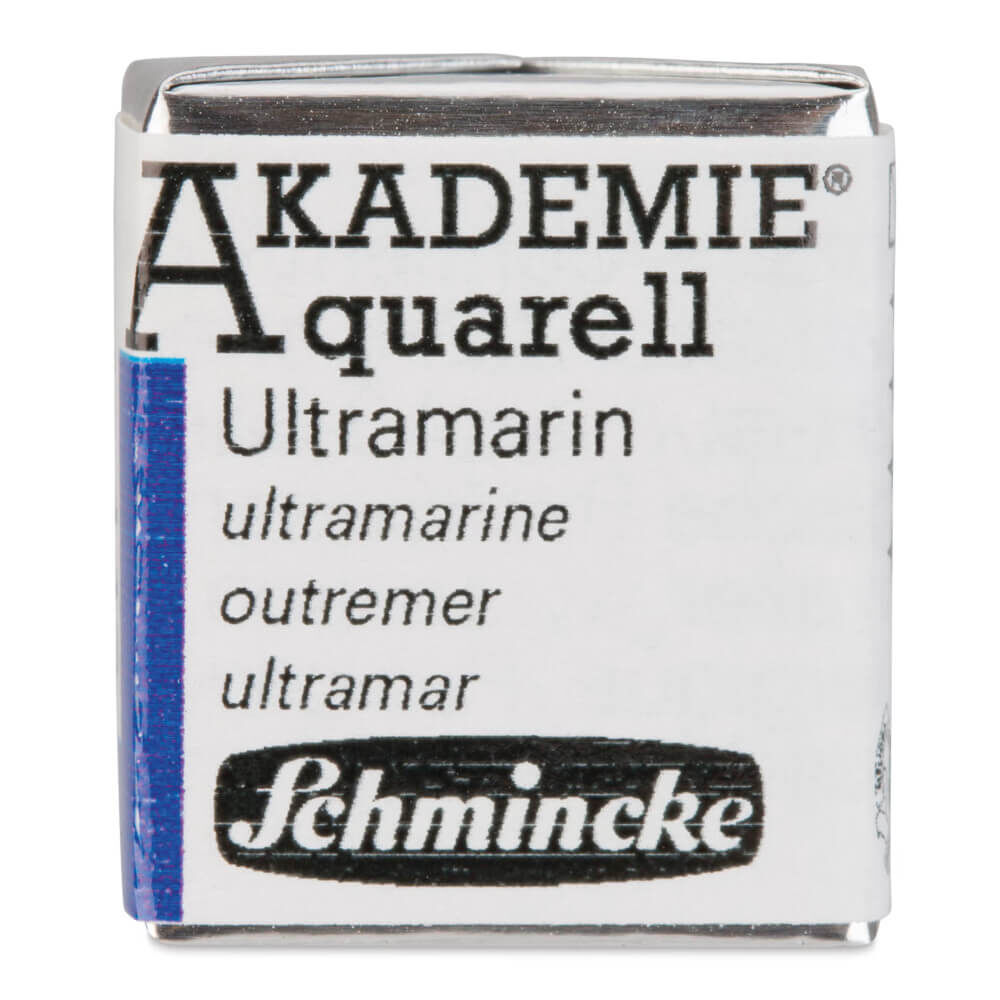 Schmincke Akademie Yarım Tablet Suluboya Ultramarine 443