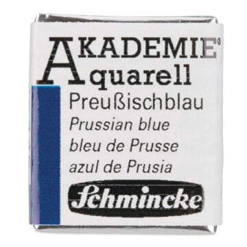 Schmincke Akademie Yarım Tablet Suluboya Prussian Blue 445