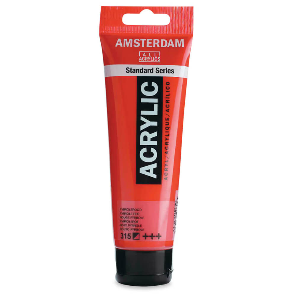 Amsterdam Standart Seri Akrilik Boya 120 ml Pyrrole Red 315