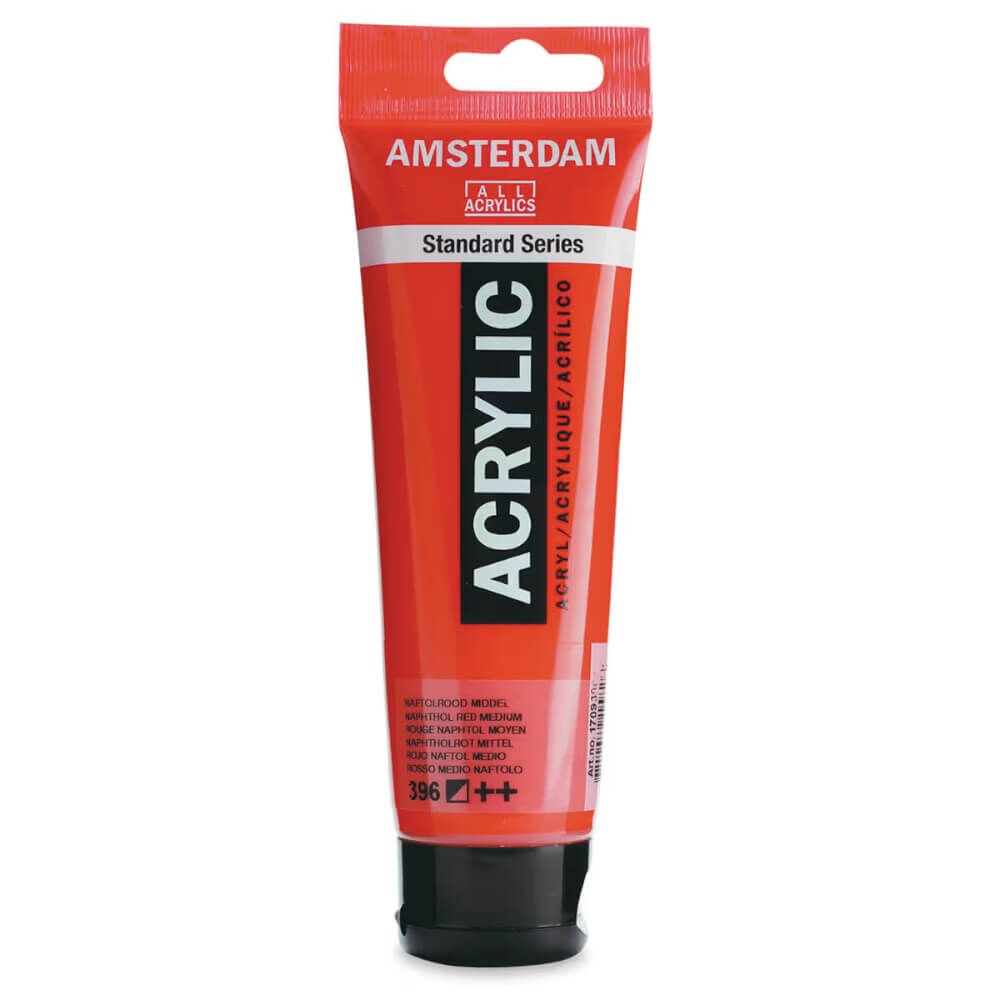 Amsterdam Standart Seri Akrilik Boya 120 ml Napthol Red Medium 396