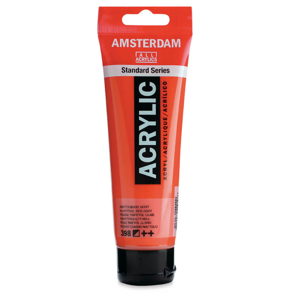 Amsterdam Standart Seri Akrilik Boya 120 ml Napthol Red Light 398