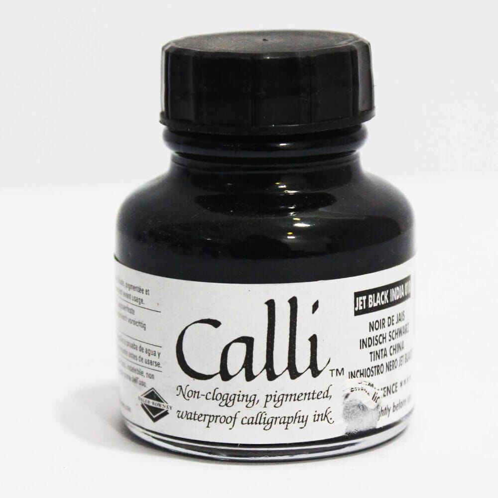Daler Rowney Calli Kaligrafi Mürekkebi 29.5 ml Jet Black India 010