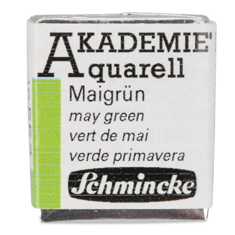 Schmincke Akademie Yarım Tablet Suluboya May Green 552