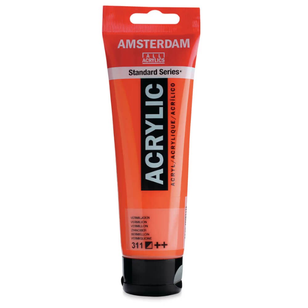 Amsterdam Standart Seri Akrilik Boya 120 ml Vermilion 311