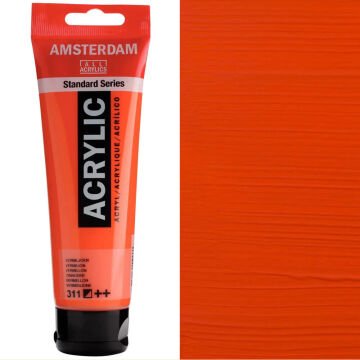 Amsterdam Standart Seri Akrilik Boya 120 ml Vermilion 311