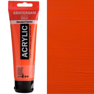 Amsterdam Standart Seri Akrilik Boya 120 ml Vermilion 311
