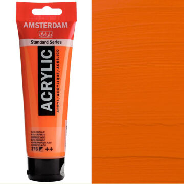 Amsterdam Standart Seri Akrilik Boya 120 ml Azo Orange 276