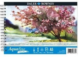 D.Rowney Aquafine smooth A5 300gr 12 Yaprak Spiralli blok