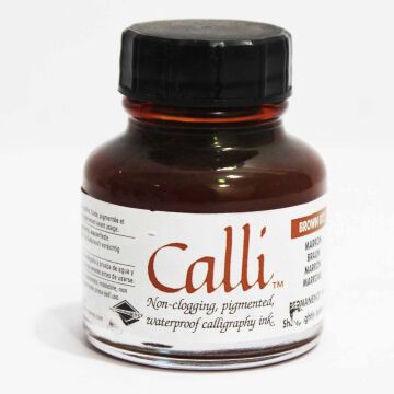 Daler Rowney Calli Kaligrafi Mürekkebi 29.5 ml Brown 012