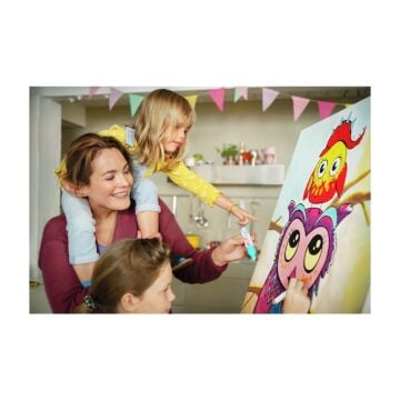 Edding 5300 İnce Uçlu Akrilik Markör - Pastel-Mavi - 1-2 Mm’Lik İnce Yuvarlak Uç