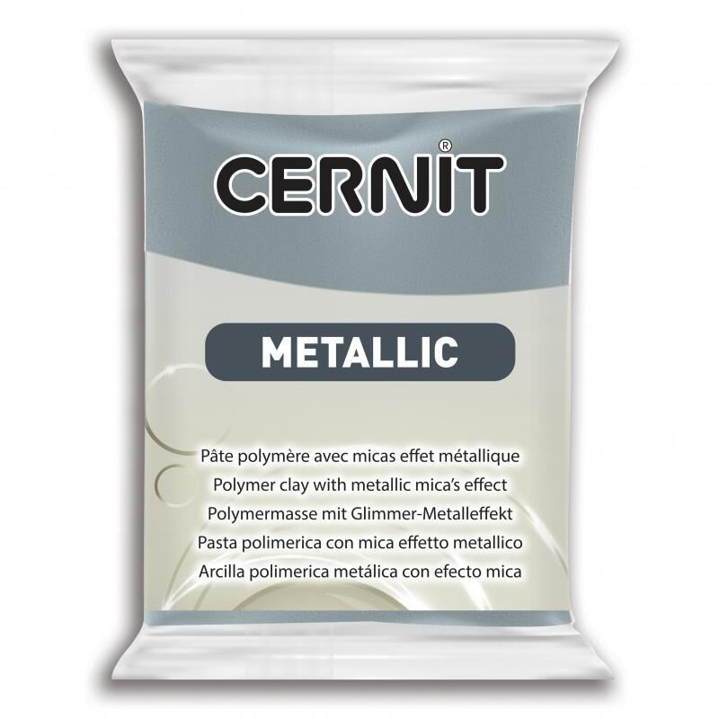 Cernit Polimer Kil Hamuru 56gr (Metalik) 067 Steel -Çelik