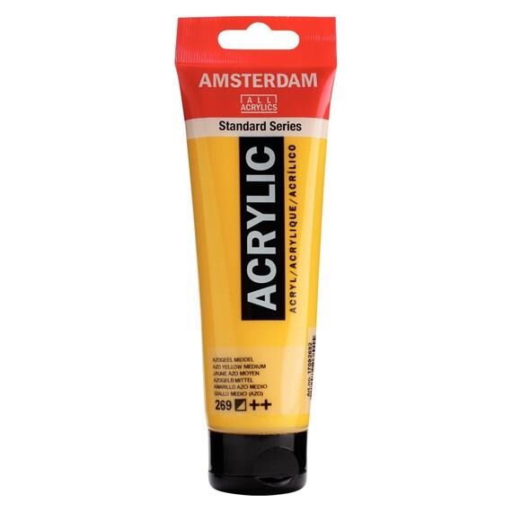 Amsterdam Akrilik Boya 120ml Tüp   AZO YELLOW MEDIUM 269