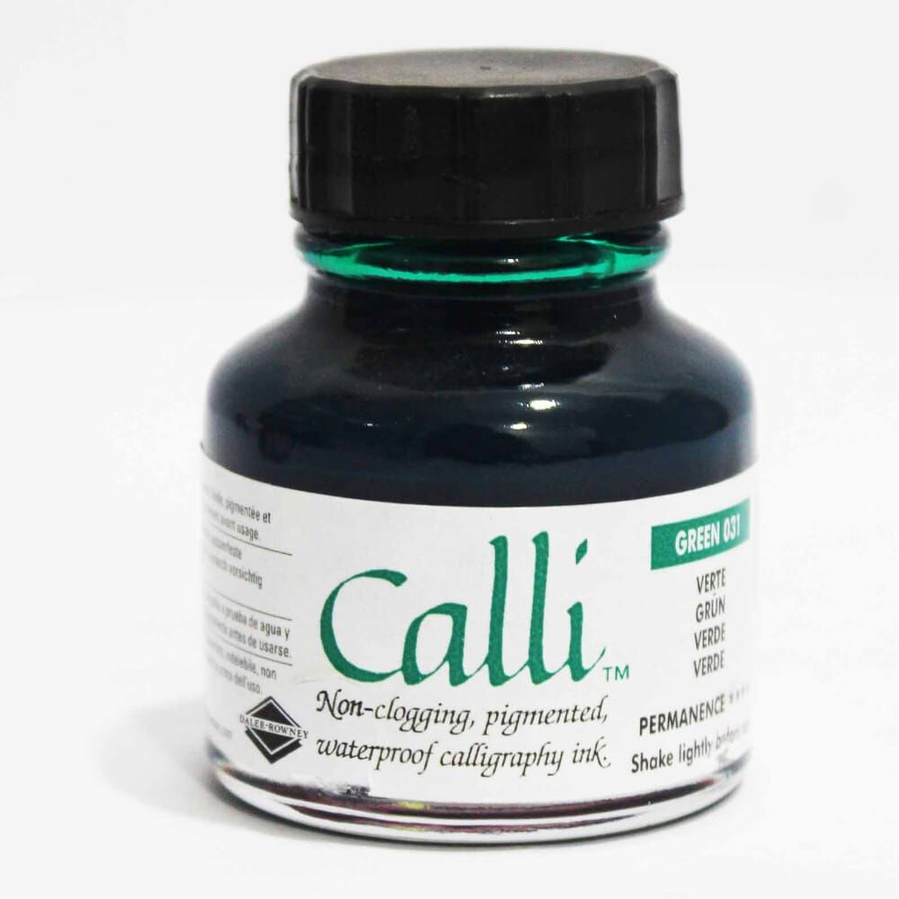 Daler Rowney Calli Kaligrafi Mürekkebi 29.5 ml Green 031