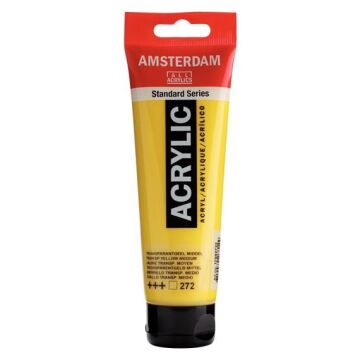 Amsterdam Akrilik Boya 120ml Tüp TRANSPARENT YELLOW MEDIUM 272