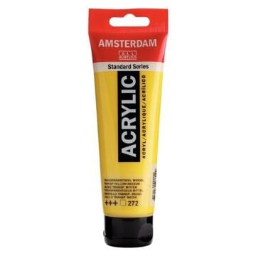 Amsterdam Akrilik Boya 120ml Tüp TRANSPARENT YELLOW MEDIUM 272