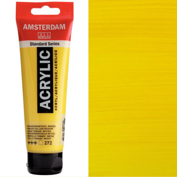 Amsterdam Standart Seri Akrilik Boya 120 ml Transparent Yellow Medium 272