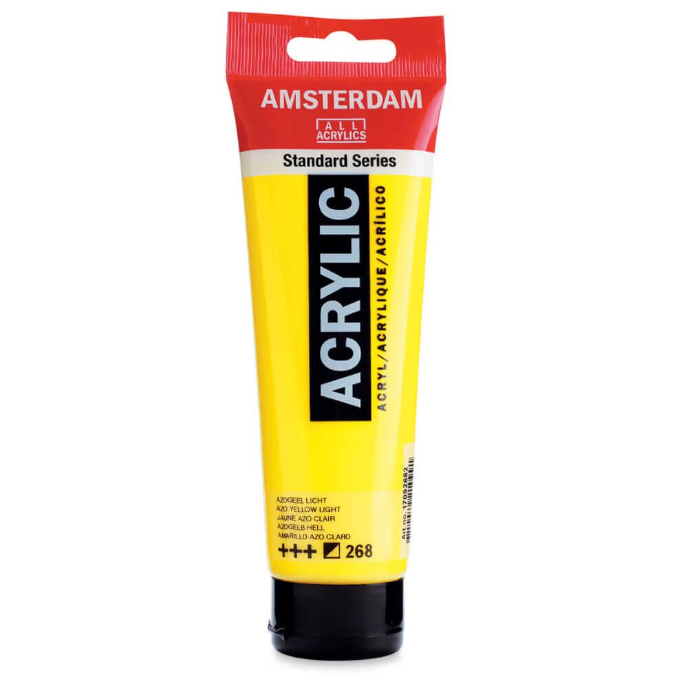 Amsterdam Standart Seri Akrilik Boya 120 ml Azo Yellow Light 268