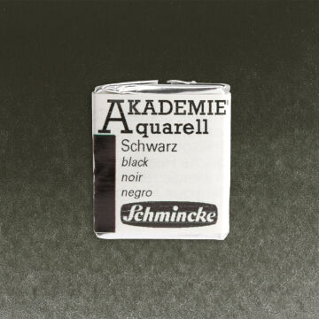 Schmincke Akademie Yarım Tablet Suluboya Black 782
