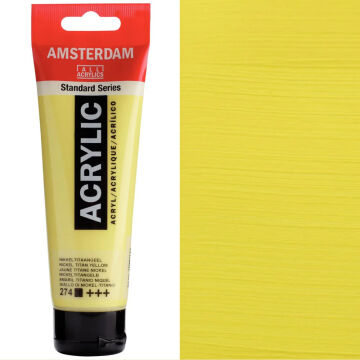 Amsterdam Standart Seri Akrilik Boya 120 ml Nickel Titanium Yellow 274