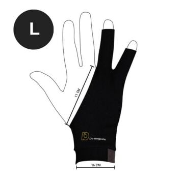 Sanatçı Çizim Eldiveni Siyah Renk L Beden