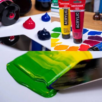 Amsterdam Standart Seri Akrilik Boya 120 ml Naples Yellow Red 224