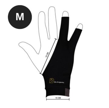 Sanatçı Çizim Eldiveni Siyah Renk M