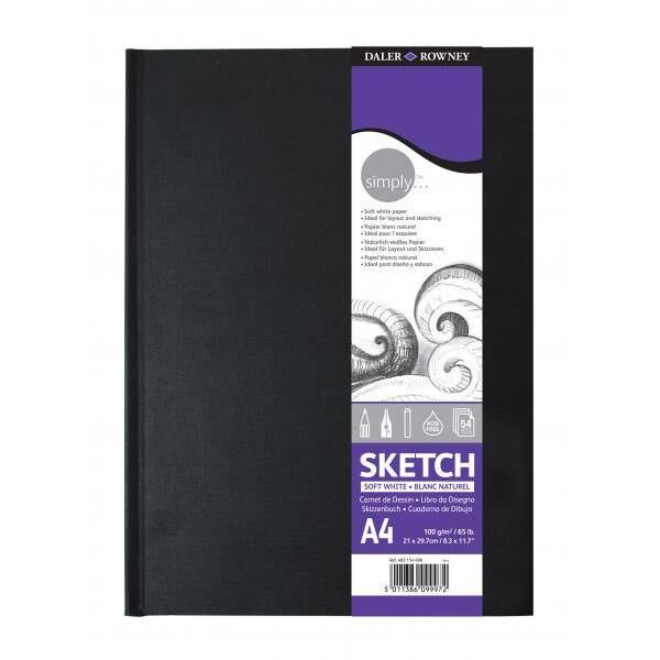 Daler Rowney Ciltli A4 54 Yaprak Sketch Defter