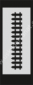 Mood Stencil Şablon 23x9 U033