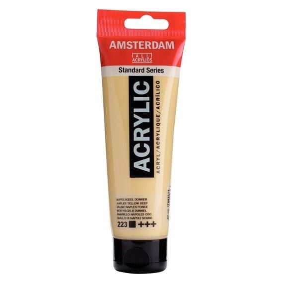 Amsterdam Akrilik Boya 120ml Tüp NAPLES YELLOW DEEP 223