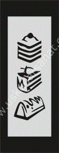 Mood Stencil Şablon 23x9 U035