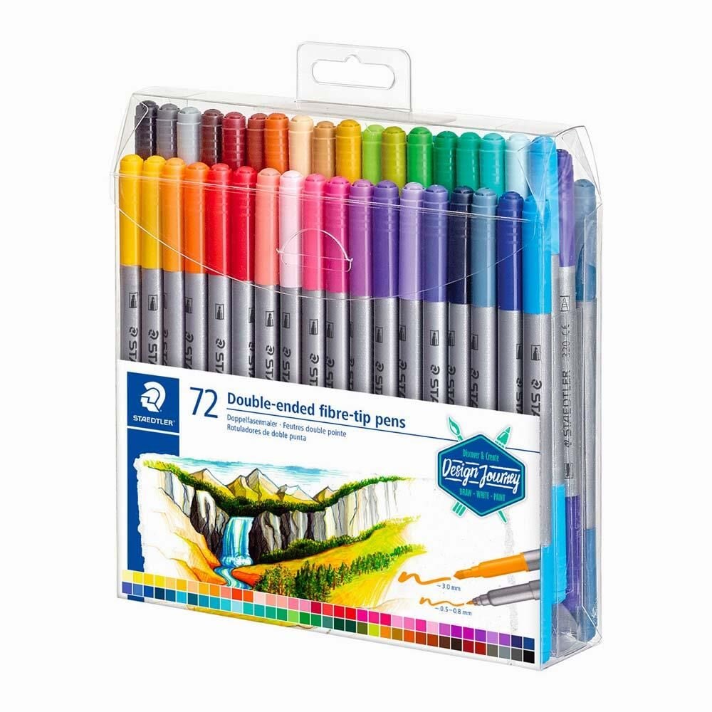 Staedtler Twin-Tip 72'li Çift Taraflı Keçeli Kalem Seti 3200 TB72 2809