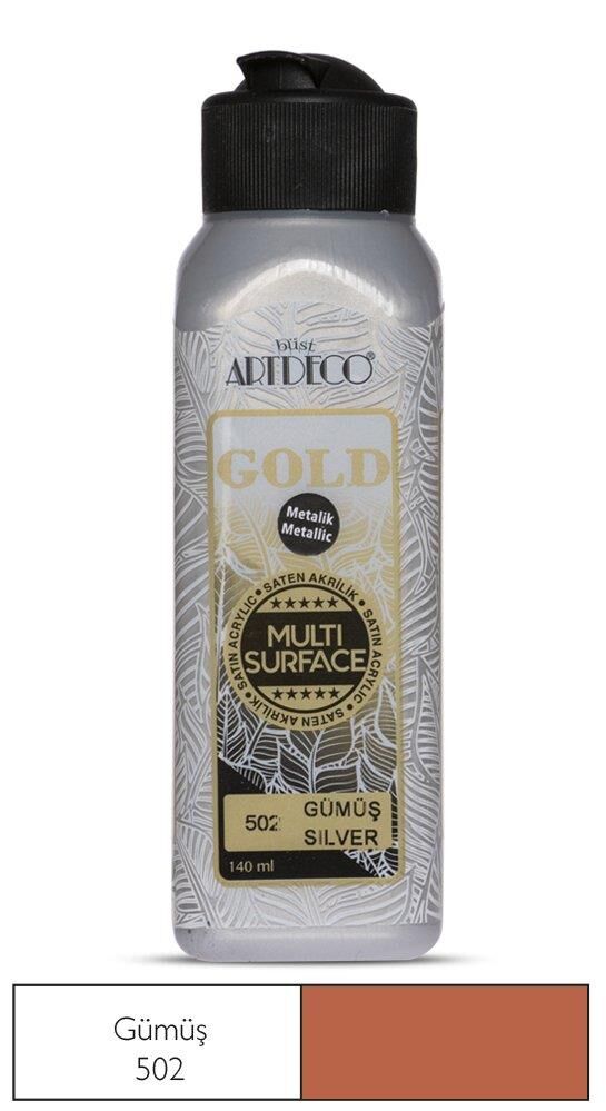 Artdeco Multi Surface Metalik Boya 140 ml 502 Gümüş