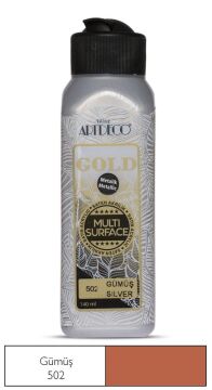 Artdeco Multi Surface Metalik Boya 140 ml 502 Gümüş