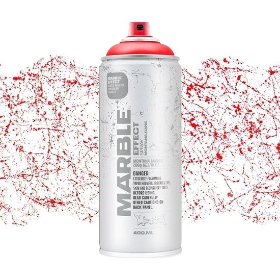 Montana Sprey Mermer Efekti 400ml Red -Kırmızı