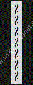 Mood Stencil Şablon 23x9 U042