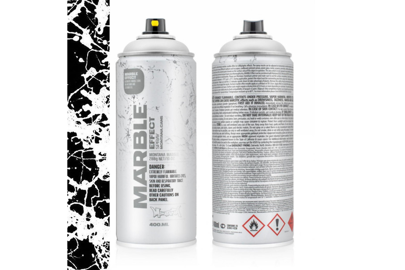 Montana Sprey Mermer Efekti 400ml White- Beyaz