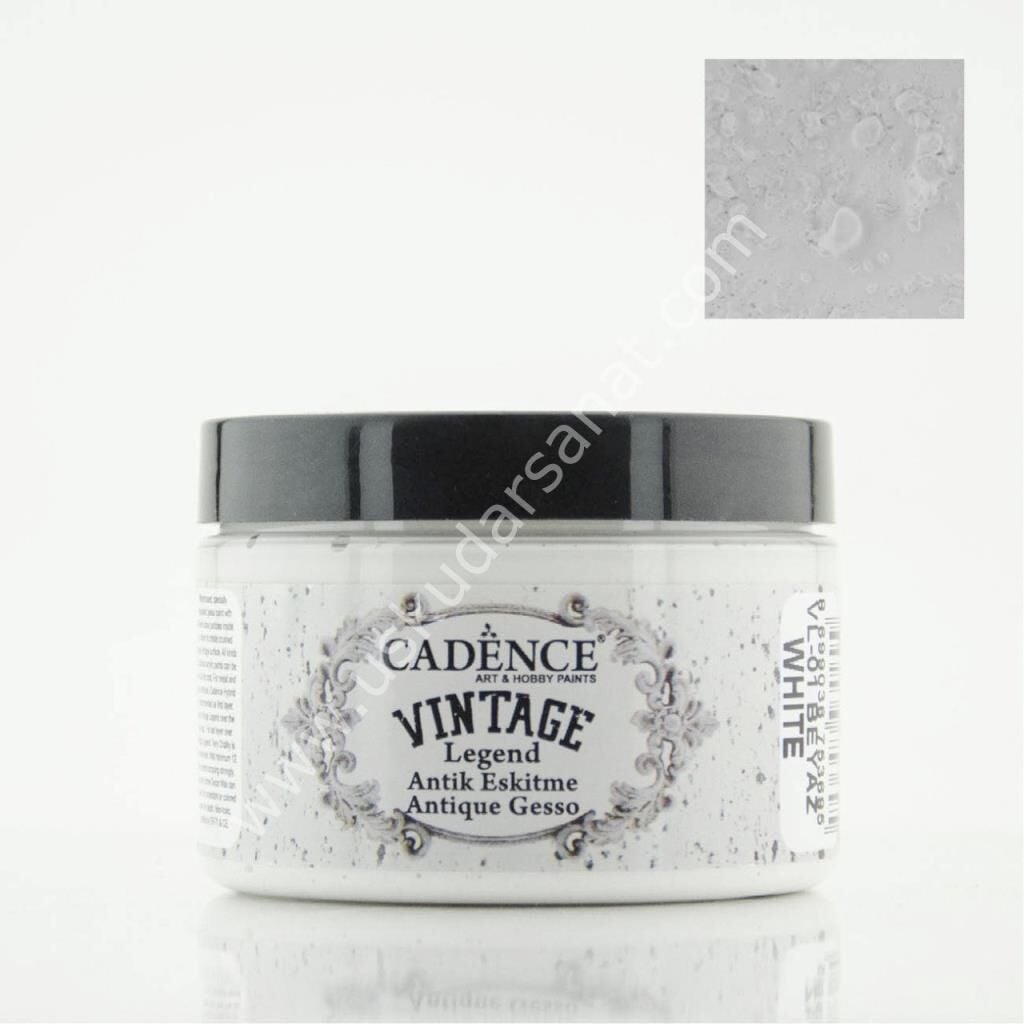 Cadence Vintage Legend Antik Eskitme 150 ml Beyaz VL-01
