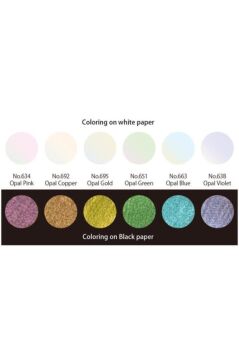 Zig Gansai Tambi Opal Inci Ve Sedef 6 Renk Sulu Boya Seti